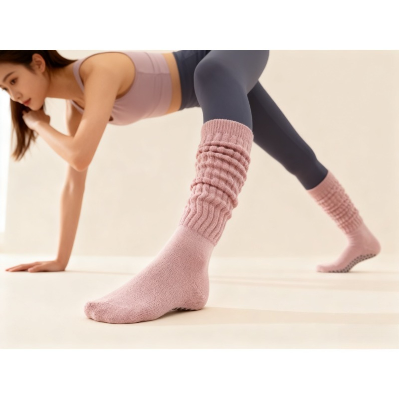 Pilates Yoga And Gym - Women Cotton Non Slip Pilate Socks