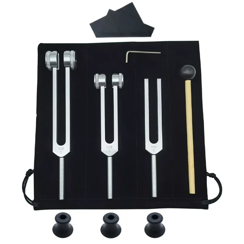 Pilates Yoga Outfit - 3PCS Tuning Fork Set 128 256