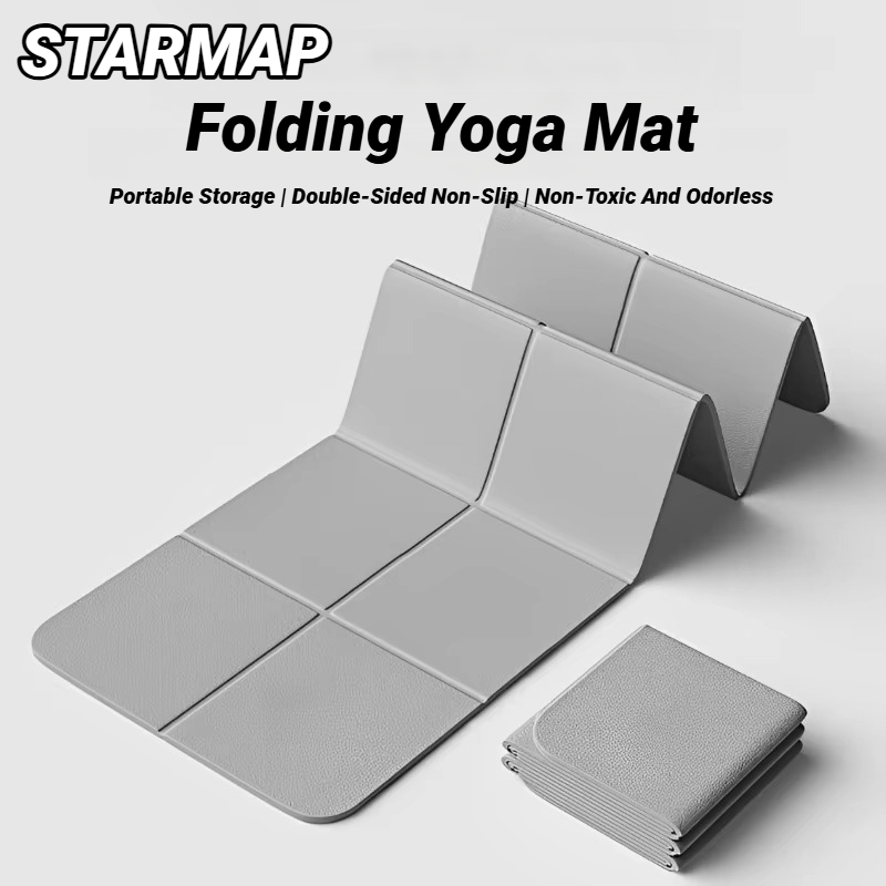 Pilates Yoga Matte - Foldable Yoga Mat Eco Friendly Tpe