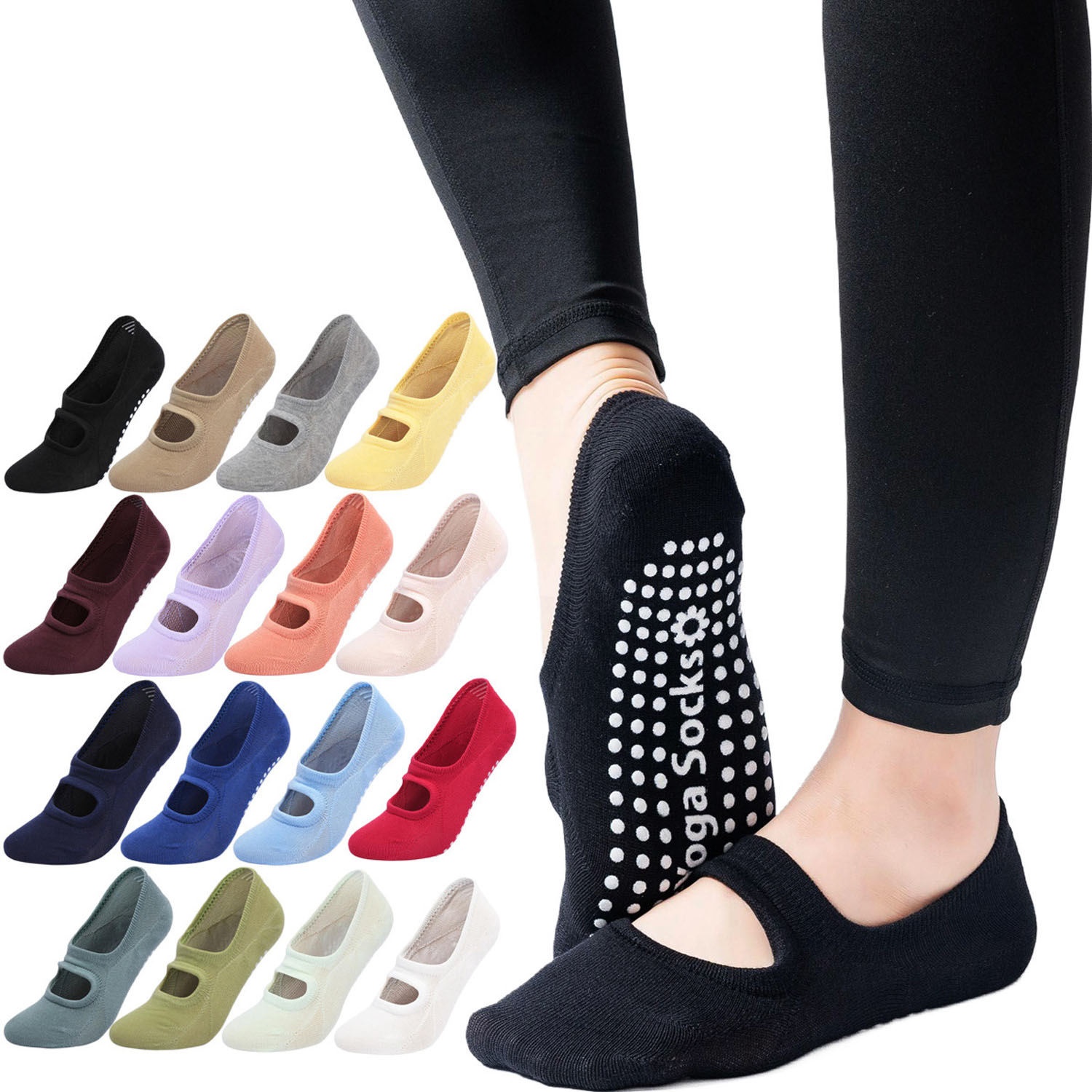 Pilates Yoga And Gym - High Quality Women Yoga Socks Anti-Slip
