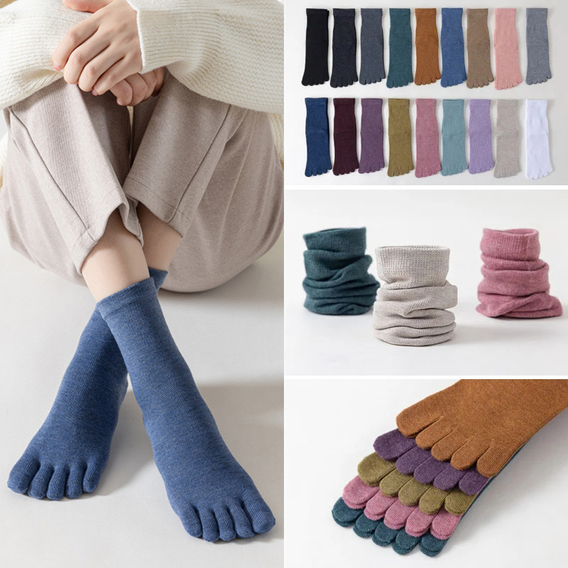 Pilates Yoga Hose - 1Pair Yoga Five Finger Socks For