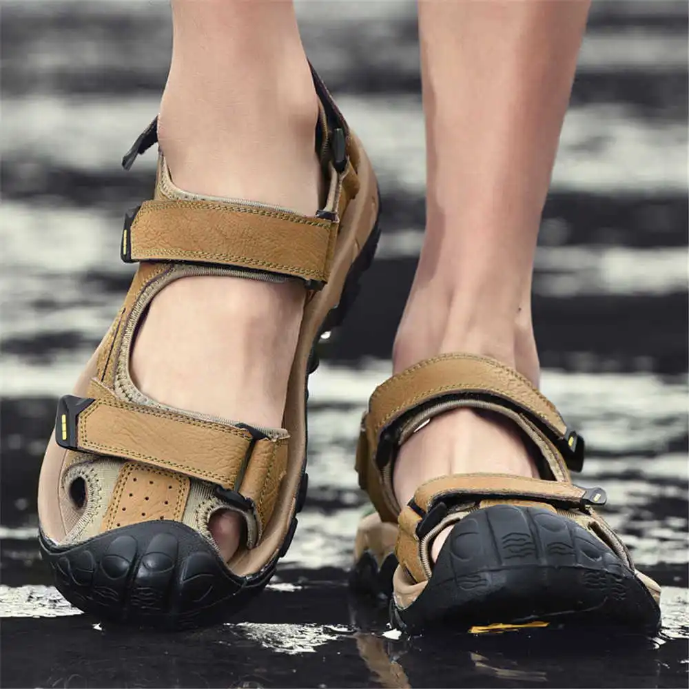 Pilates And Yoga Difference - Number 44 Natural Cowhide Water Slippers