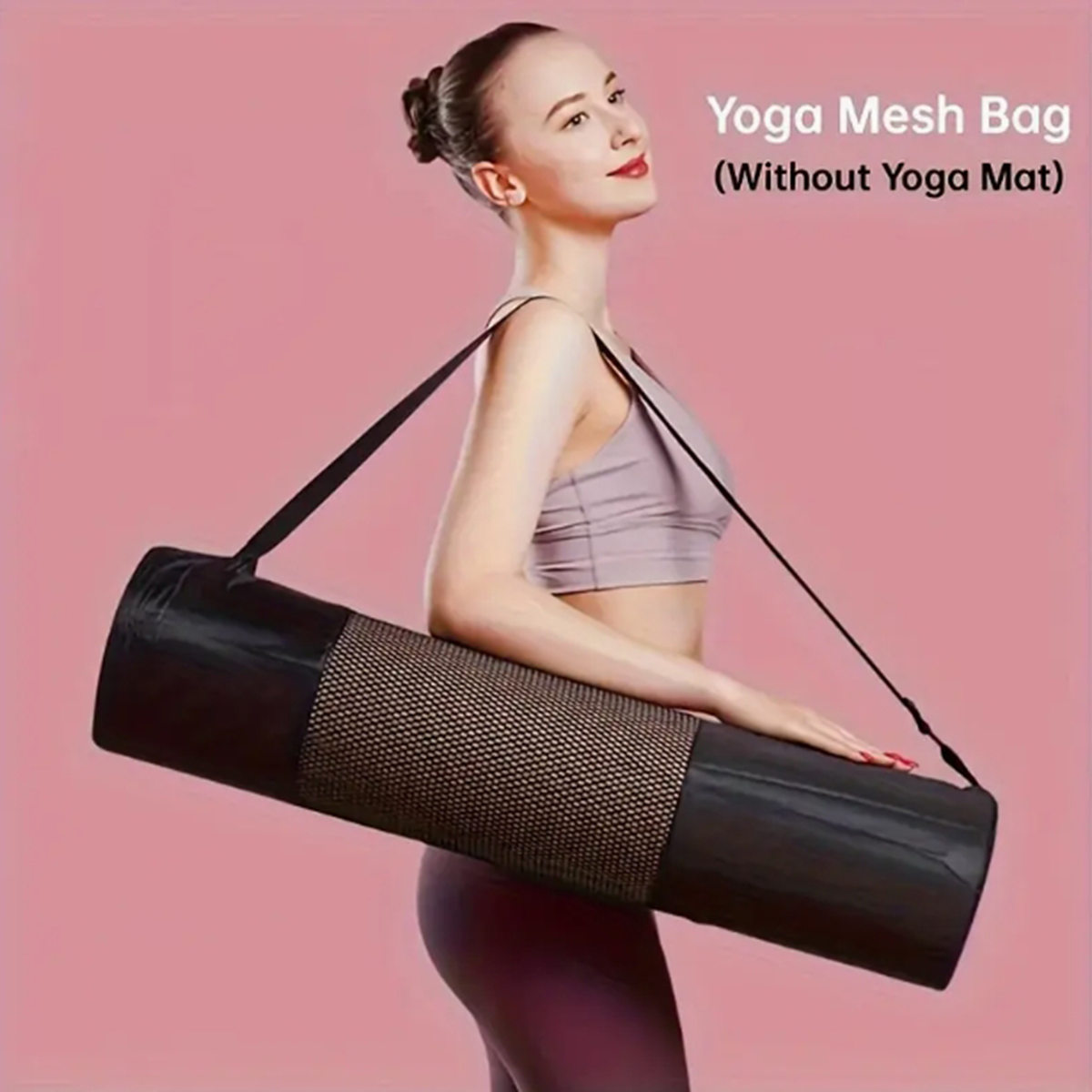 Pilates Yoga Outfit - 1 Breathable Yoga Mat Storage Mesh