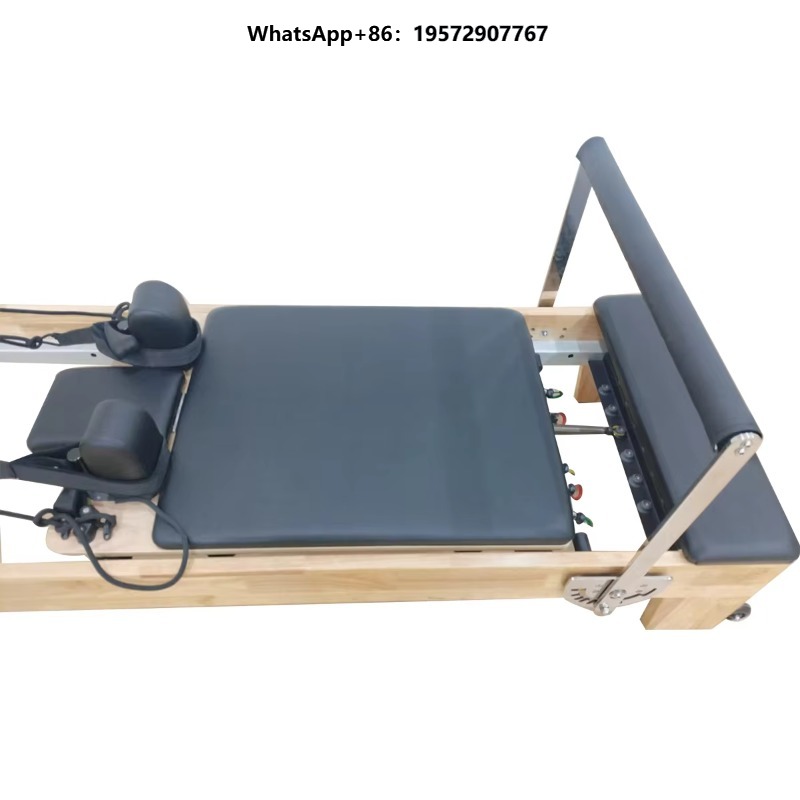 Pilates Yoga Machine - Solid Oak Wood Pilates Reformer Machine