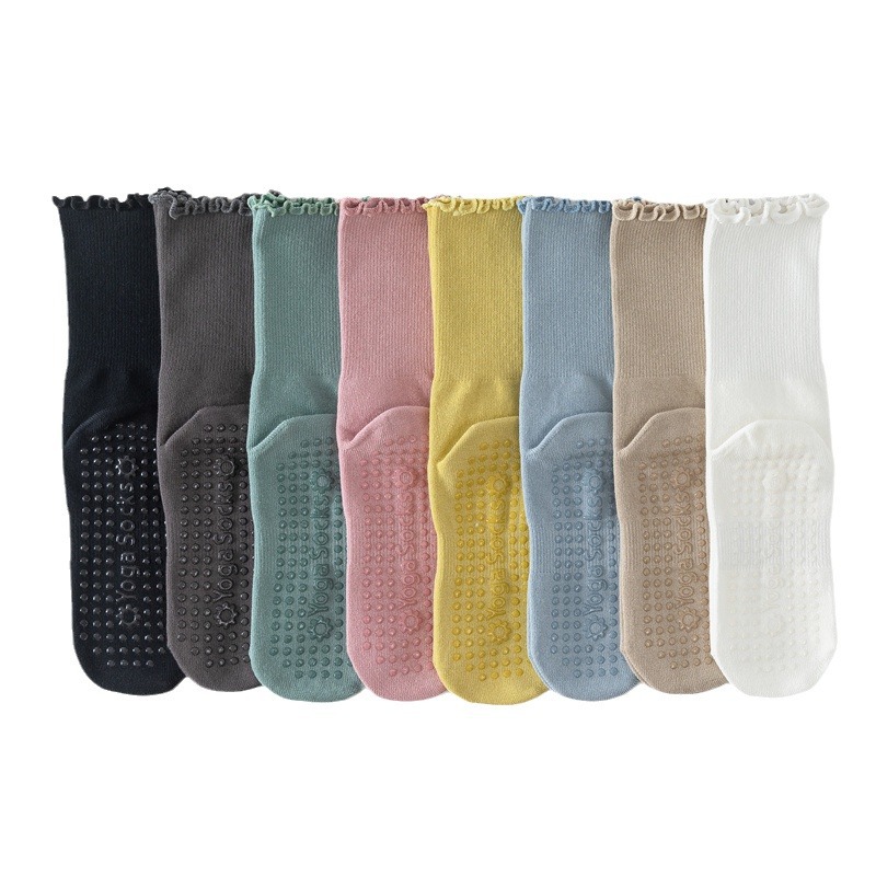 Pilates Yoga Hose - Yoga Socks, Boneless Mid Tube Socks,