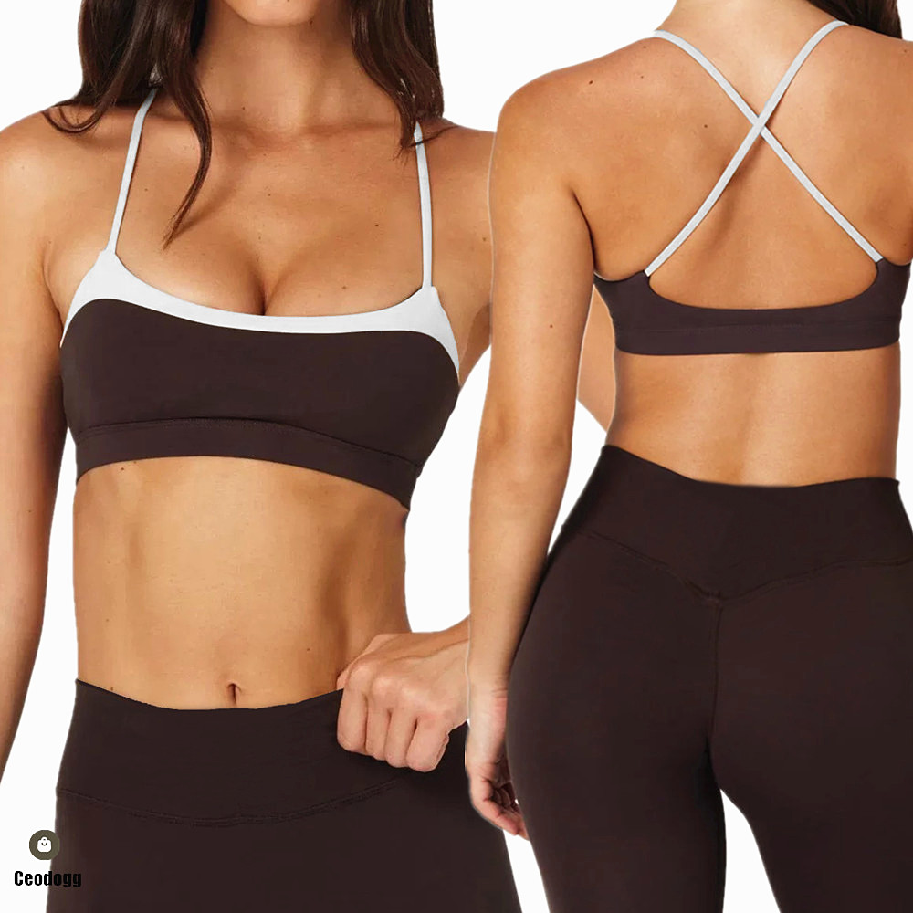 Pilates Yoga Outfit - Pad Yoga Bra For Women Pants