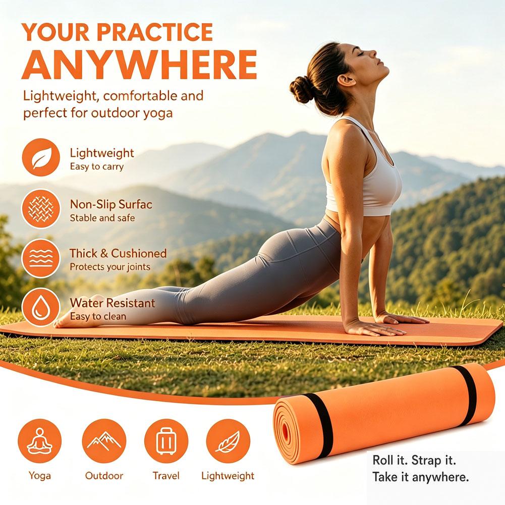 180x50cm Yoga Mats Anti-slip S - огляд і ціна Pilates Yoga Matte
