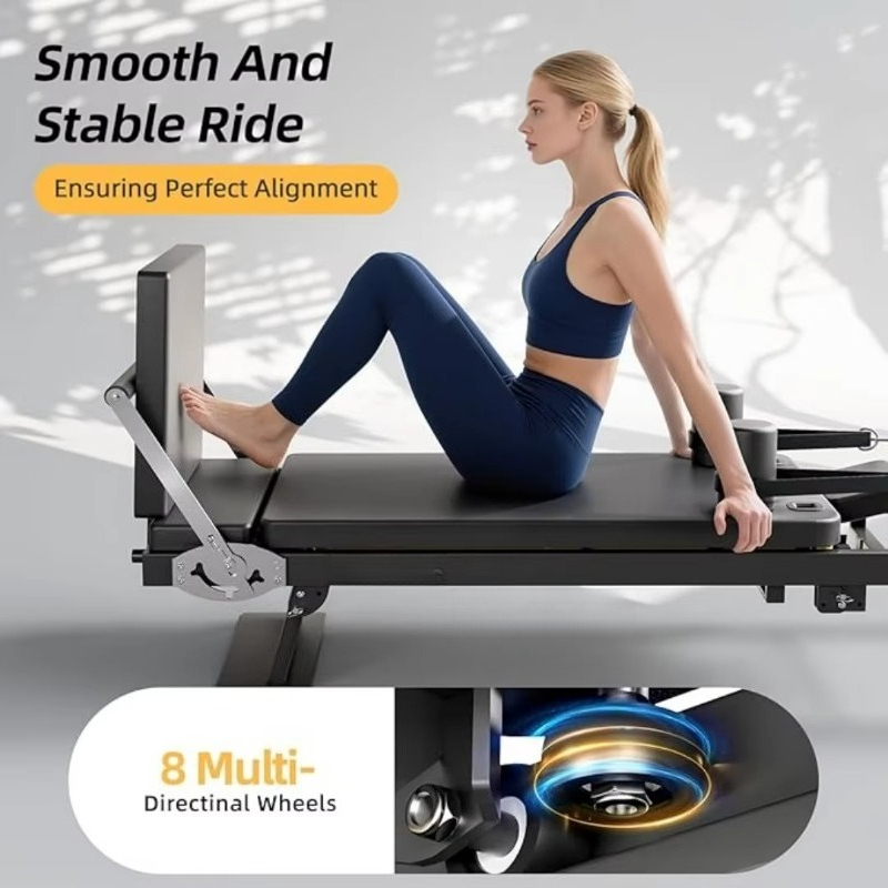 Foldable Pilates Reformer Mach - огляд і ціна Pilates Yoga Machine