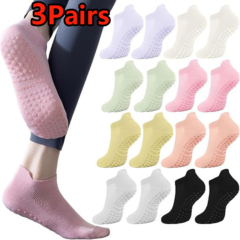 3 Pairs Yoga Socks for Women B - огляд і ціна Pilates Yoga Hose