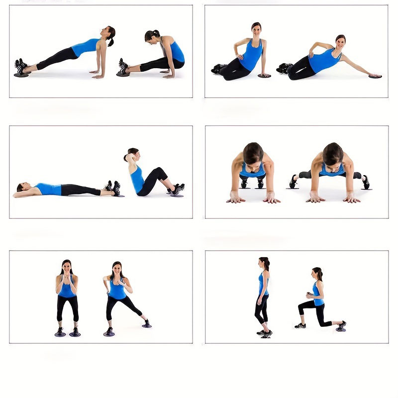 2 PC Pilates Slide Plate Yoga  - огляд і ціна Pilates Yoga Matte