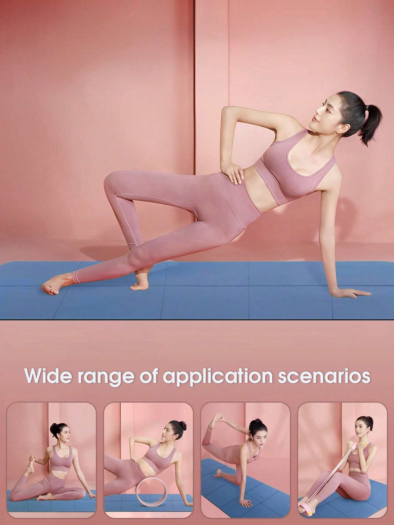 Foldable Yoga Mat Dark Blue Ec - огляд і ціна Pilates Yoga Matte