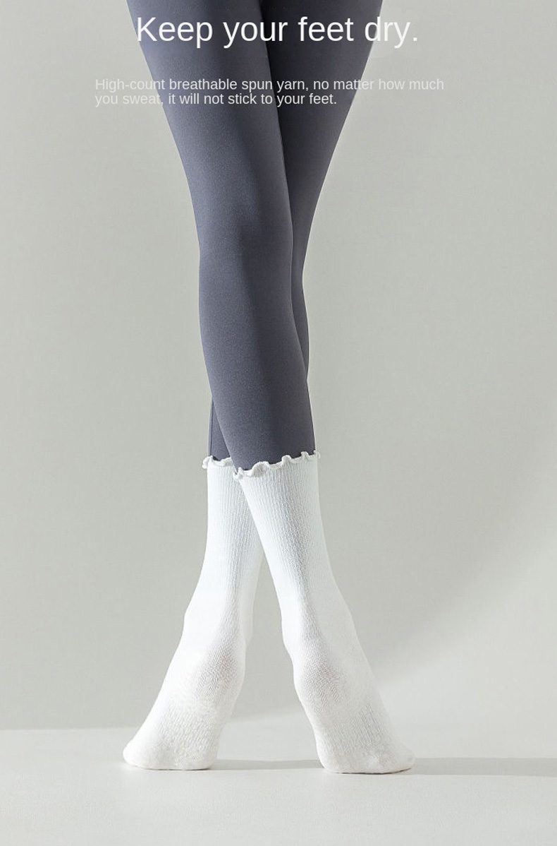 Yoga Socks, Boneless Mid Tube  - огляд і ціна Pilates Yoga Hose