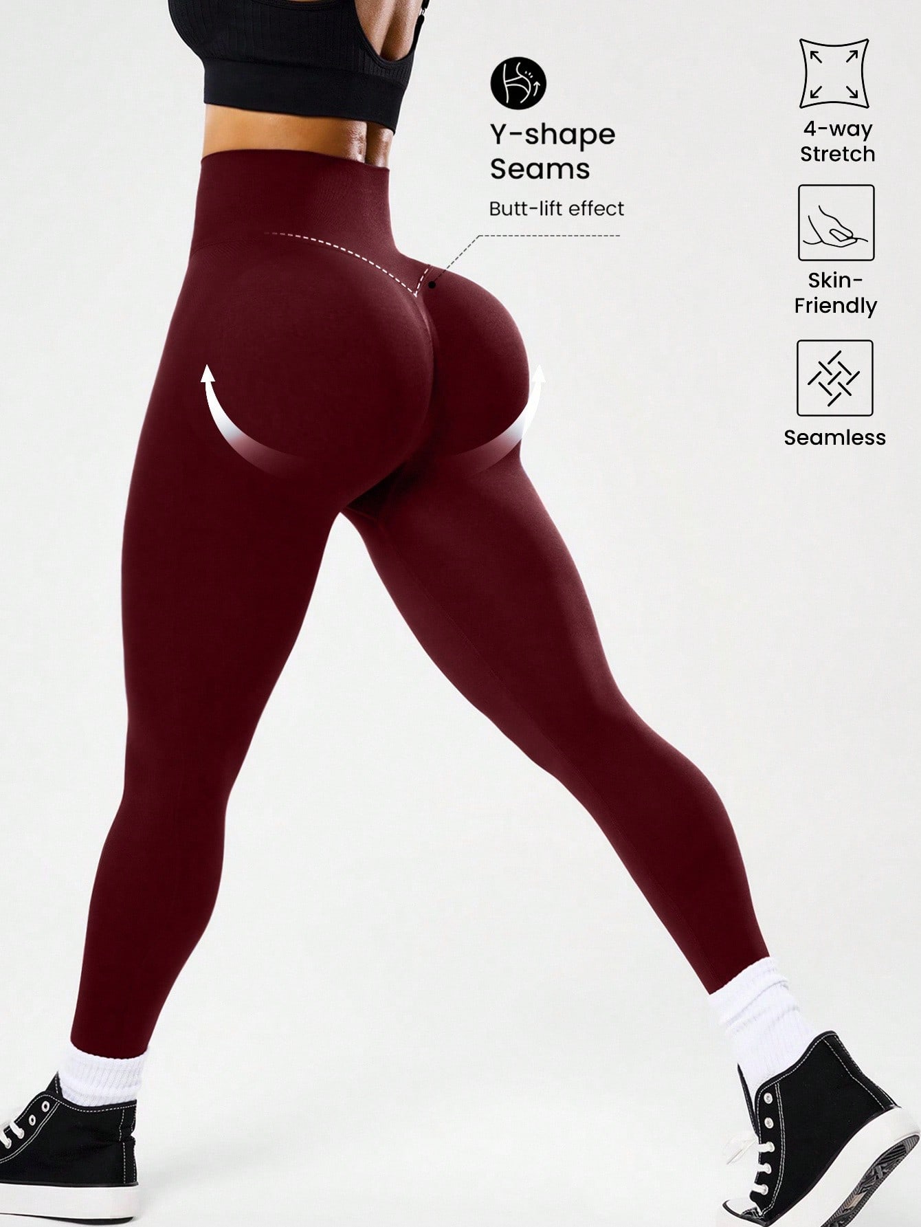 High-waisted seamless yoga leg - огляд і ціна Pilates Yoga Outfit